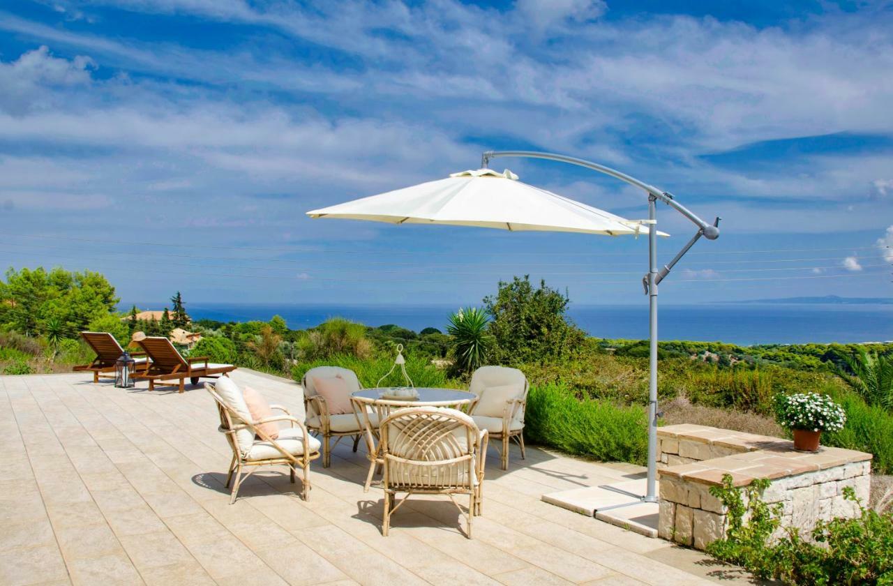Villa Seaview Daisy House In Zakynthos Island Vasilikí Exterior foto